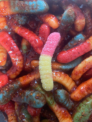 S L Spicy Gummy Worms