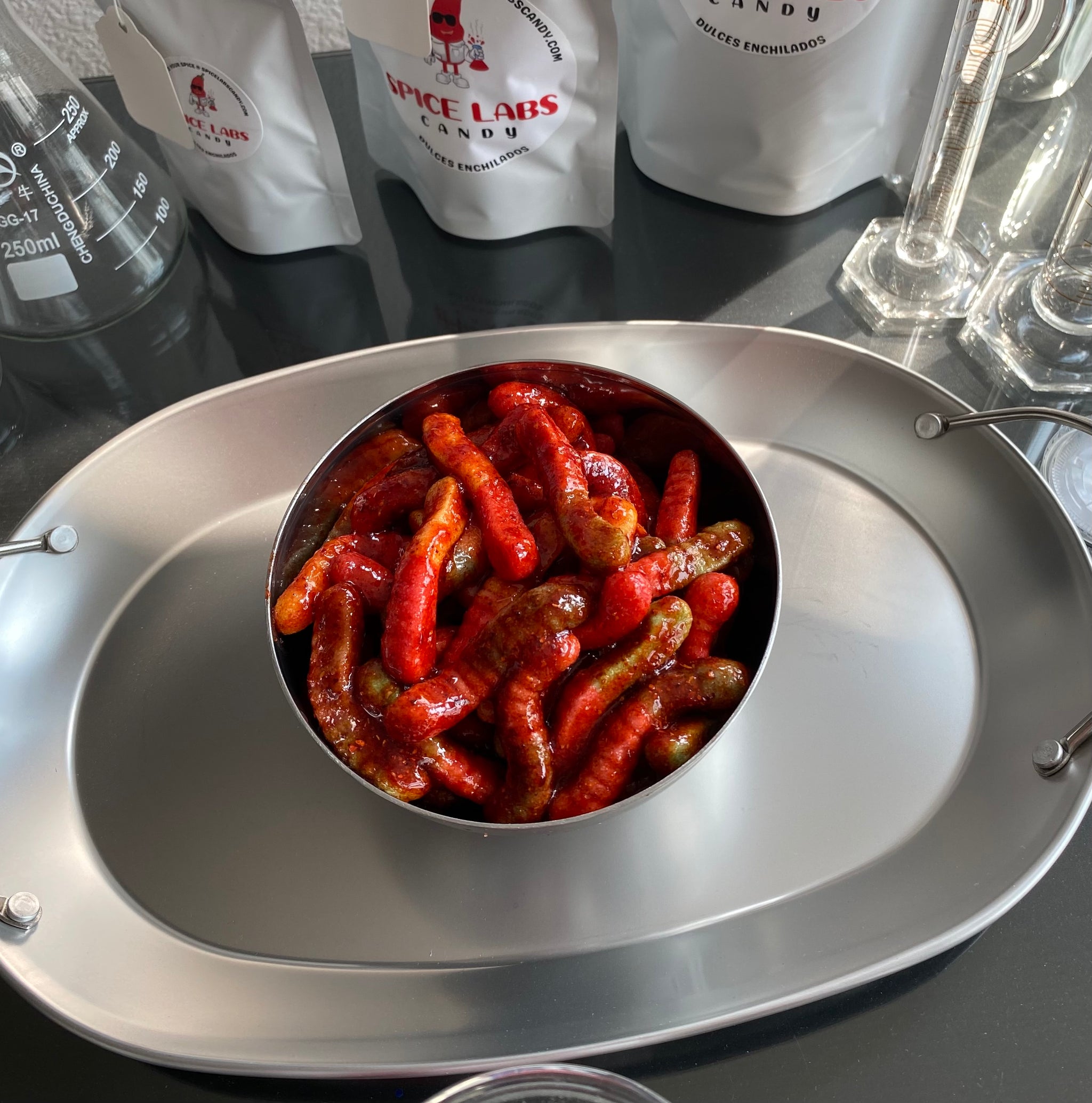 S L Spicy Gummy Worms – SpiceLabsCandy